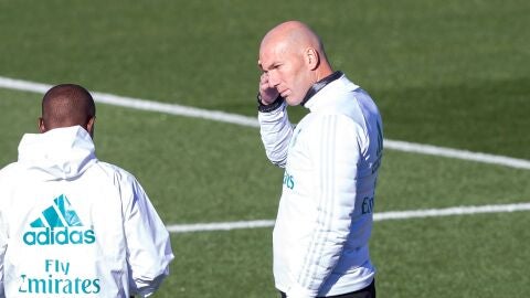 Zinedine Zidane, en Valdebebas