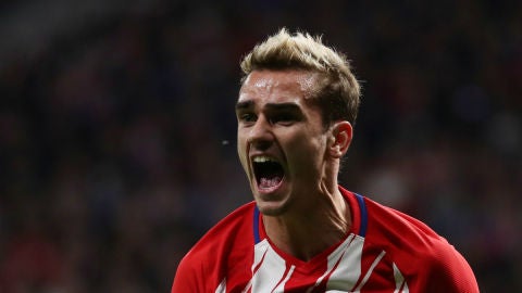 Griezmann protesta una acci&oacute;n