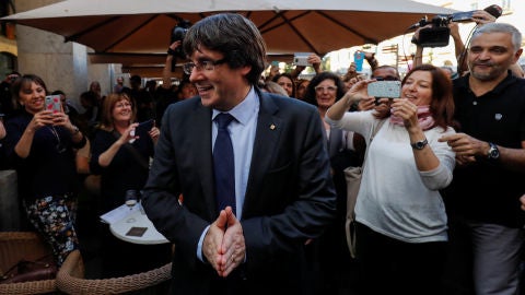 El expresident de la Generalitat Carles Puigdemont