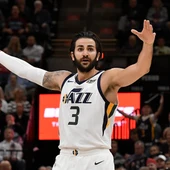 Ricky Rubio, en acción con los Utah Jazz Ricky Rubio, en acción con los Utah Jazz