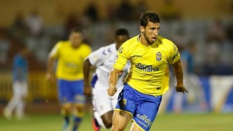 El delantero de Las Palmas, Jonathan Calleri.