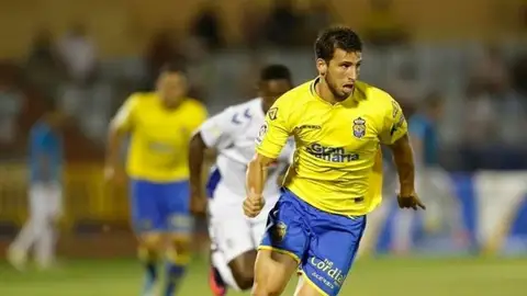 El delantero de Las Palmas, Jonathan Calleri. El delantero de Las Palmas, Jonathan Calleri.