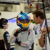 Fernando Alonso, en su prueba con Toyota Fernando Alonso, en su prueba con Toyota