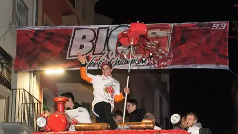 El piloto Marc Márquez, tetracampeón del mundo de MotoGP El piloto Marc Márquez, tetracampeón del mundo de MotoGP