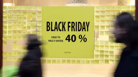 Cartel promocional con descuentos del Black Friday Cartel promocional con descuentos del Black Friday