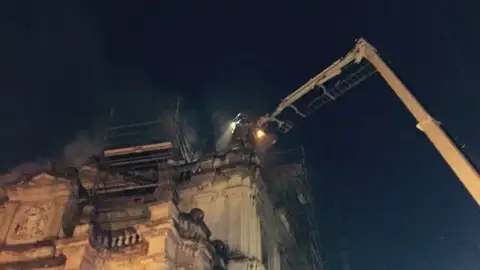 Incendio en el Museo de Arte Contemporáneo de Santander En Santander