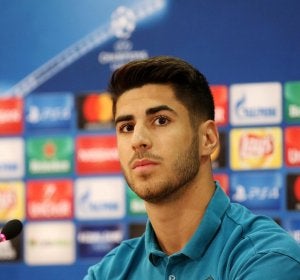 Marco Asensio, en rueda de prensa Marco Asensio, en rueda de prensa