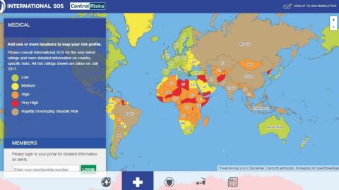 Mapa de riesgo en t&eacute;rminos de salud