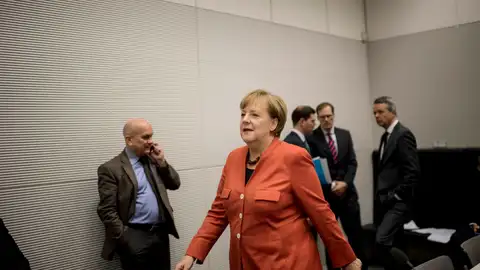 La canciller alemana, Angela Merkel La canciller alemana, Angela Merkel