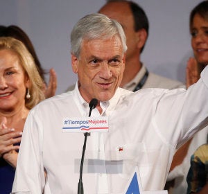 El candidato presidencial Sebastián Piñera El candidato presidencial Sebastián Piñera