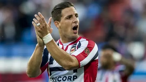 El jugador del Willem II, Fran Sol. El jugador del Willem II, Fran Sol.