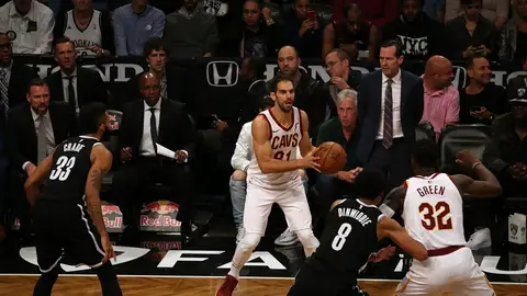 José Manuel Calderón, durante un partido contra los Nets José Manuel Calderón, durante un partido contra los Nets