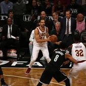 José Manuel Calderón, durante un partido contra los Nets José Manuel Calderón, durante un partido contra los Nets