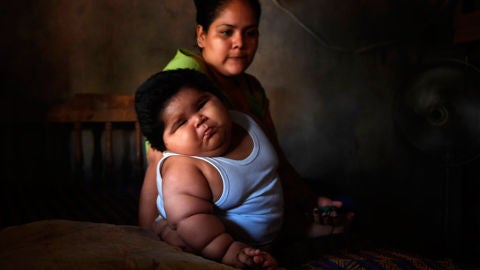 Luis Manuel, el beb&eacute; de 28 kilos