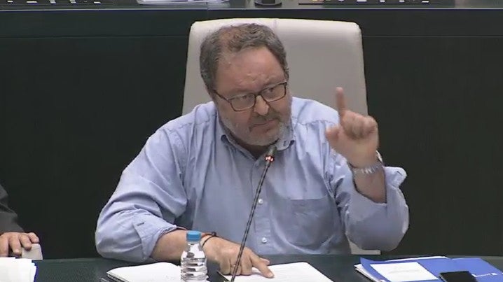Javier Barbero: "No doy crédito a que policías municipales puedan tener esas opiniones con apología del nazismo" Javier Barbero: "No doy crédito a que policías municipales puedan tener esas opiniones con apología del nazismo"