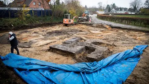 Descubren una gran esvástica en Hamburgo Descubren una gran esvástica en Hamburgo