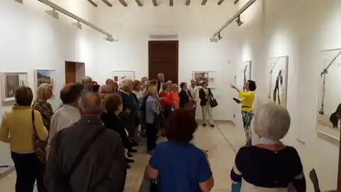 La Diputación activa un programa de visitas guiadas a las exposiciones de Las Aulas. CULTURA