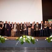 Premiados, Jurado y miembros de Onda Cero Elche, en la V edición de los premios 'Ilicitanos en la Onda'