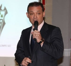 José Miguel Garrido, durante su etapa como presidente del Albacete. José Miguel Garrido, durante su etapa como presidente del Albacete.