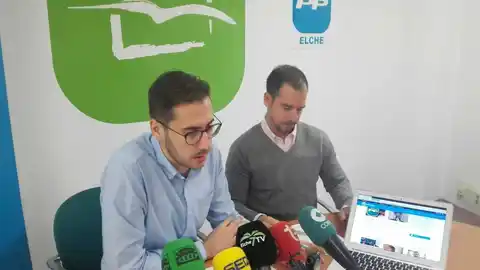 Presentación de la página web del PP de Elche Presentación de la página web del PP de Elche