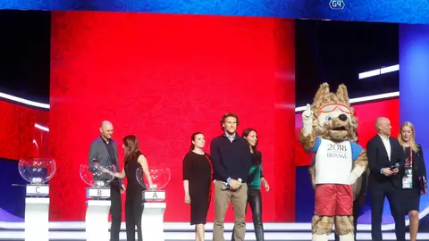 Ensayo del sorteo del Mundial de Rusia Ensayo del sorteo del Mundial de Rusia