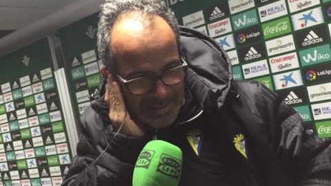 El entrenador del C&aacute;diz, &Aacute;lvaro Cervera.
