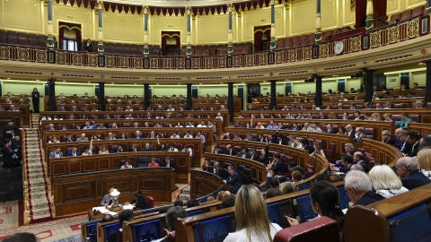 Vista general del hemiciclo del Congreso