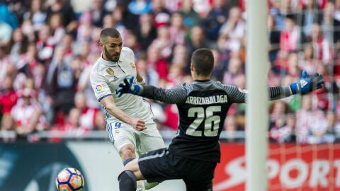Kepa, ante Benzema