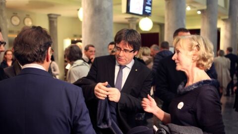 El expresidente de la Generalitat de Catalu&ntilde;a Carles Puigdemont