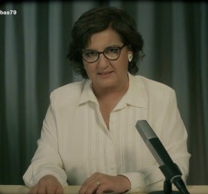 Olga Viza presenta el telediario internacional de 1979 Olga Viza presenta el telediario internacional de 1979