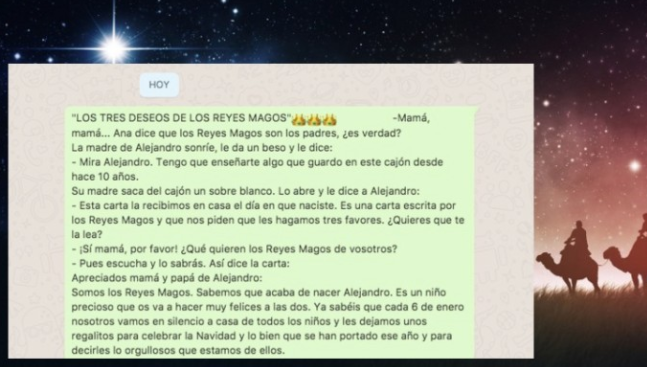 'Los tres deseos de los Reyes Magos', la carta viral que ayuda a explicar a los niños 'la verdad' sobre los Reyes Magos 'Los tres deseos de los Reyes Magos', la carta viral que ayuda a explicar a los niños 'la verdad' sobre los Reyes Magos