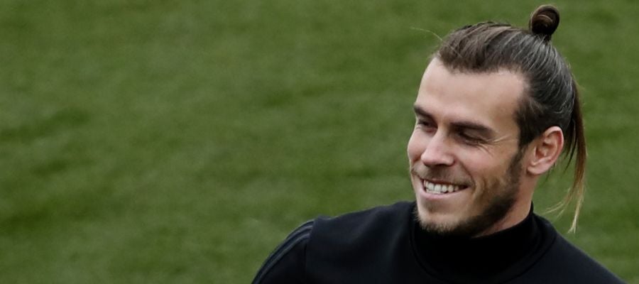 Gareth Bale durante un entrenamiento Gareth Bale durante un entrenamiento