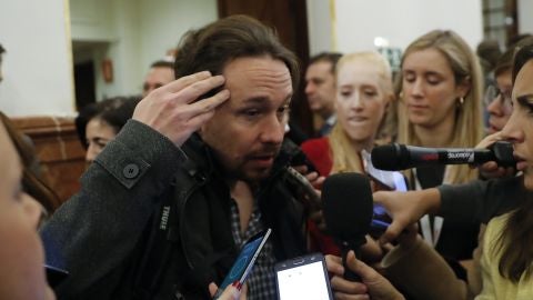 El l&iacute;der de Podemos, Pablo Iglesias