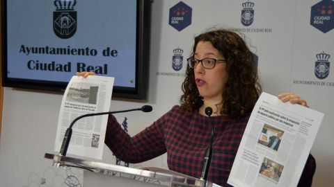 Sara Mart&iacute;nez, portavoz del equipo de gobierno del Ayuntamiento de C.Real