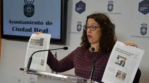 Sara Martínez, portavoz del equipo de gobierno del Ayuntamiento de C.Real Sara Martínez, portavoz del equipo de gobierno del Ayuntamiento de C.Real