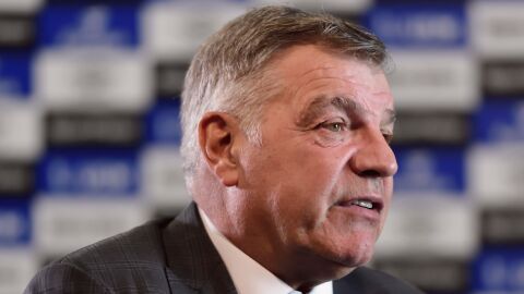 El entrenador del Everton, Sam Allardyce.