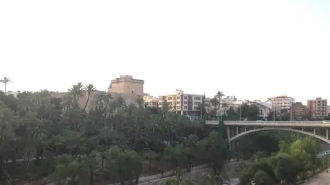 Ladera del río Vinalopó en Elche Ladera del río Vinalopó en Elche