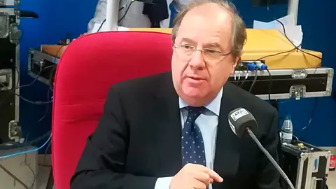 Juan Vicente Herrera durante una entrevista en Onda Cero Juan Vicente Herrera durante una entrevista en Onda Cero