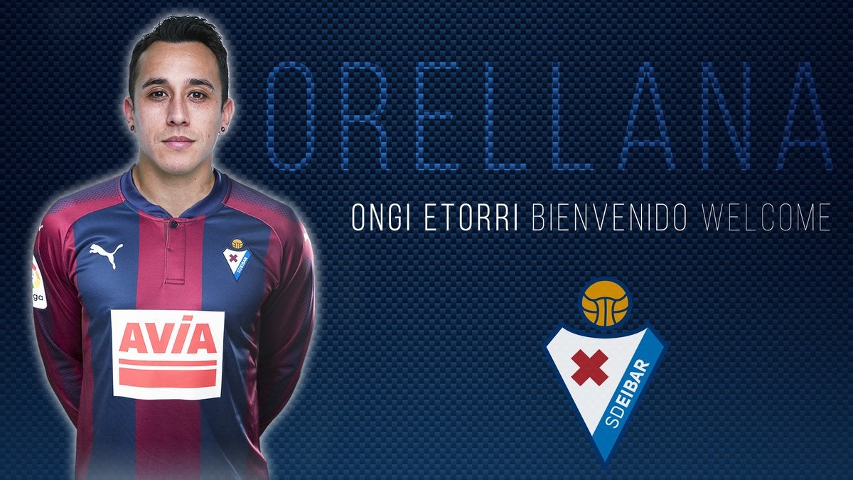 El Eibar confirma la cesión de Orellana hasta final de temporada El Eibar confirma la cesión de Orellana hasta final de temporada