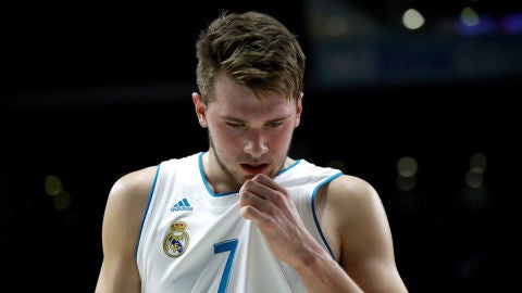Luka Doncic, cabizbajo