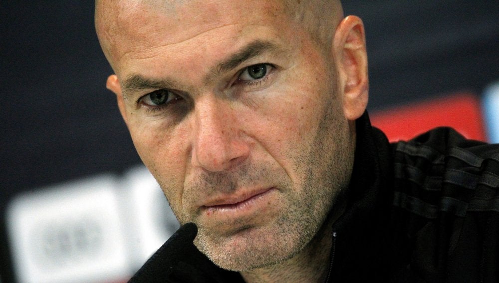 Zinedine Zidane, en rueda de prensa