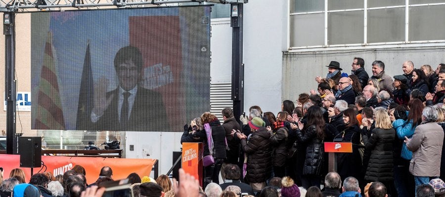 Vista del acto de Junts per Catalunya en el que se ha presentado su candidatura para las elecciones del 21D Vista del acto de Junts per Catalunya en el que se ha presentado su candidatura para las elecciones del 21D