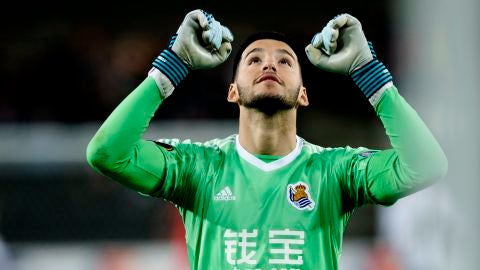 El portero de la Real Sociedad, Ger&oacute;nimo Rulli 