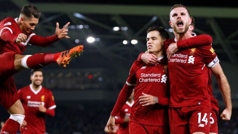El Liverpool gole&oacute; al Brighton