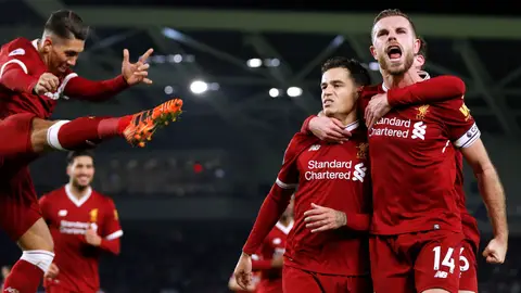 El Liverpool goleó al Brighton El Liverpool goleó al Brighton
