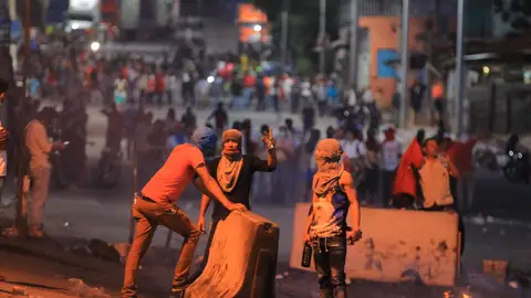 Simpatizantes de la Alianza se manifiestan en Tegucigalpa (Honduras Simpatizantes de la Alianza se manifiestan en Tegucigalpa (Honduras