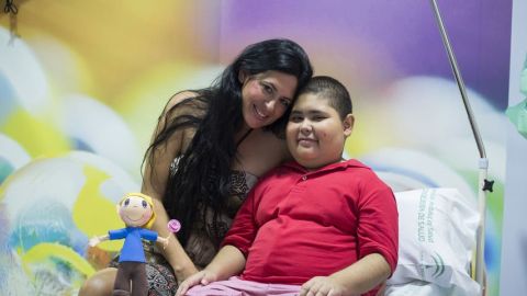 Rub&eacute;n Dar&iacute;o y su madre