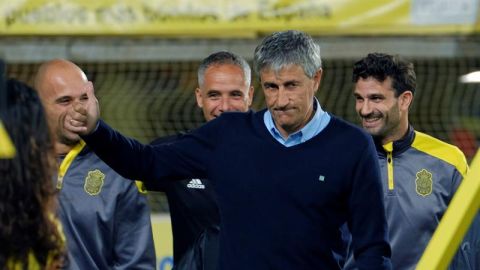 El entrenador de la UD Las Palmas, Quique Seti&eacute;n.