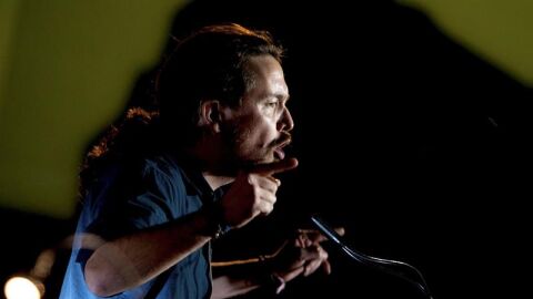 El secretario general de Podemos, Pablo Iglesias