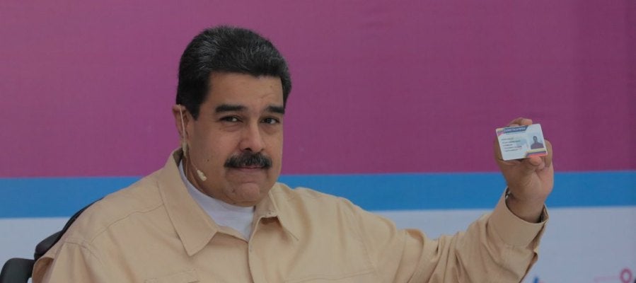 Nicolás Maduro hablando durante un acto de gobierno Nicolás Maduro hablando durante un acto de gobierno